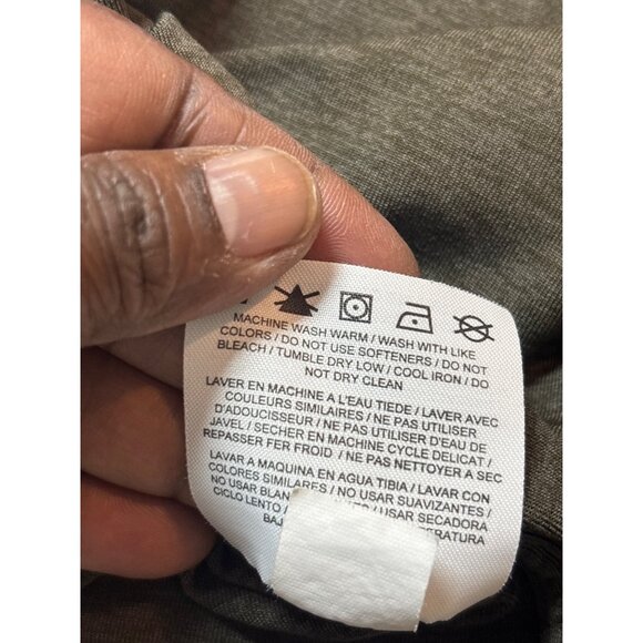 Nike Golf Heritage Palms Polo Shirt Mens L Heather Gray Polyester - Picture 13 of 13